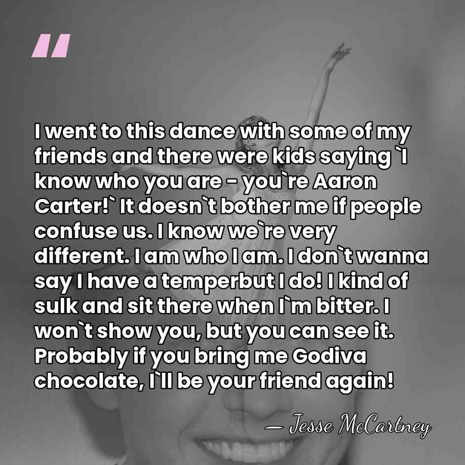 I went to this dance with some of my friends and there&hellip; - Jesse McCartney