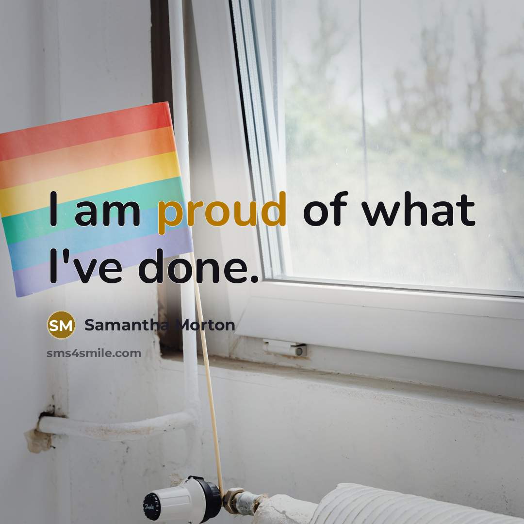 “I am proud of what I've done.…” quote by Samantha Morton