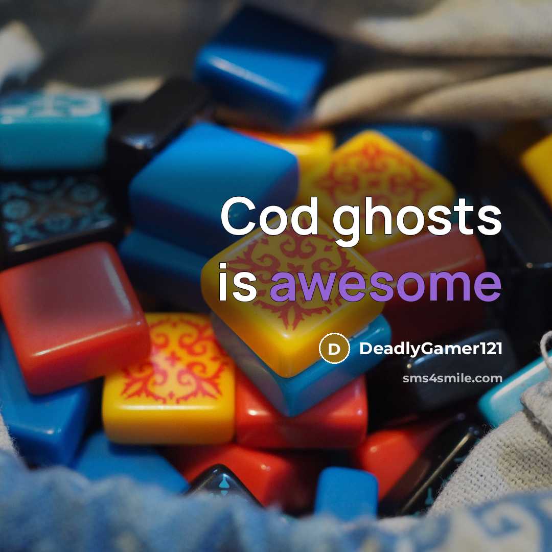 “Cod ghosts is awesome” quote by DeadlyGamer121