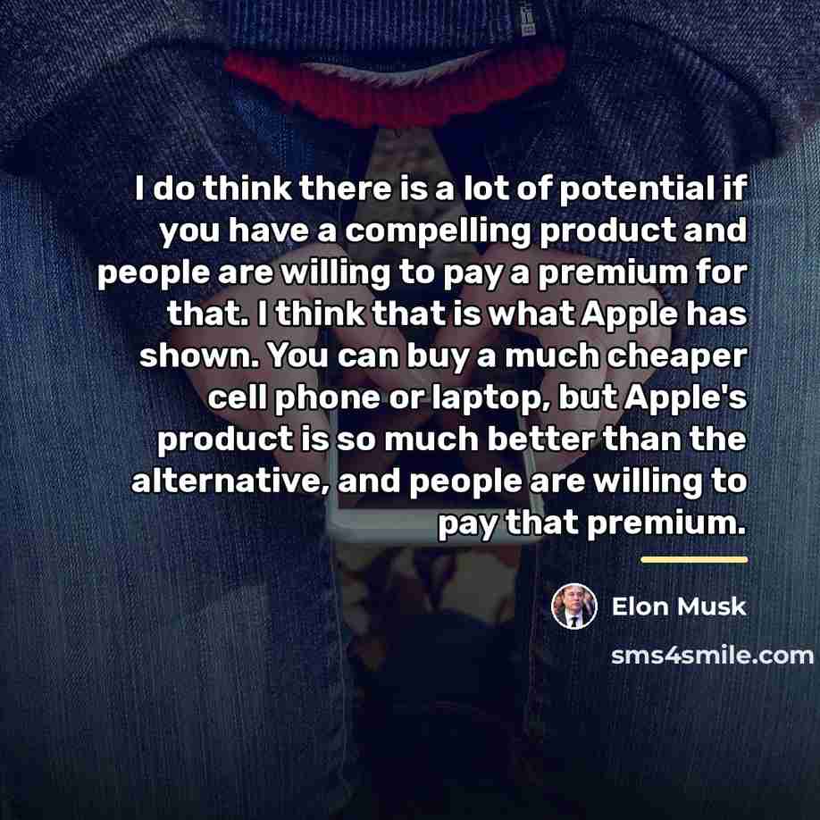 “I do think there is a lot of potential if…” quote by Elon Musk