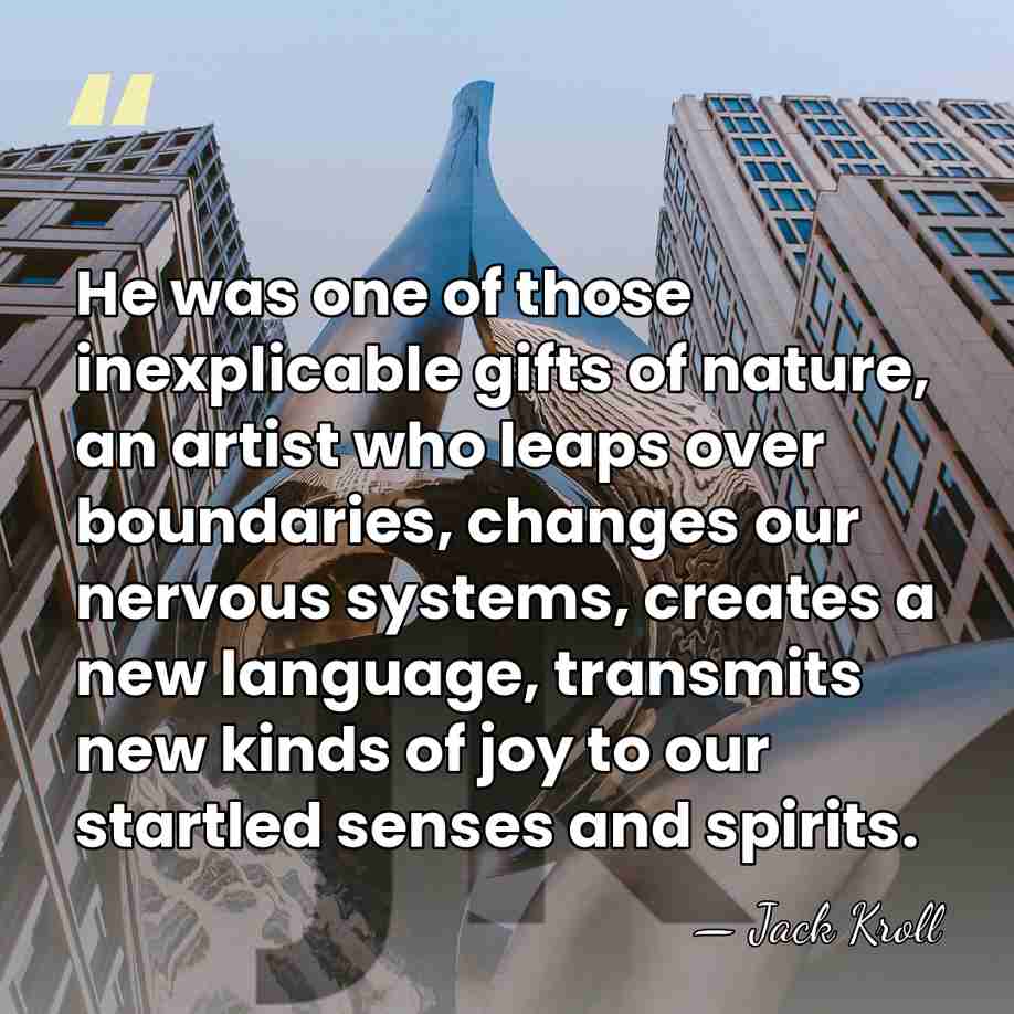 He was one of those inexplicable gifts of nature, an artist who&hellip; - Jack Kroll