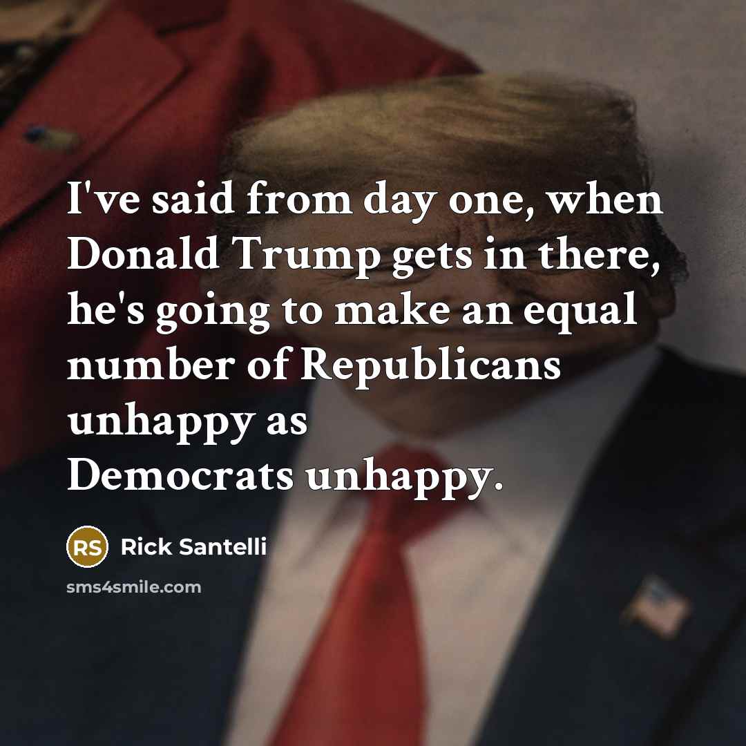“I've said from day one, when Donald Trump gets in…” quote by Rick Santelli