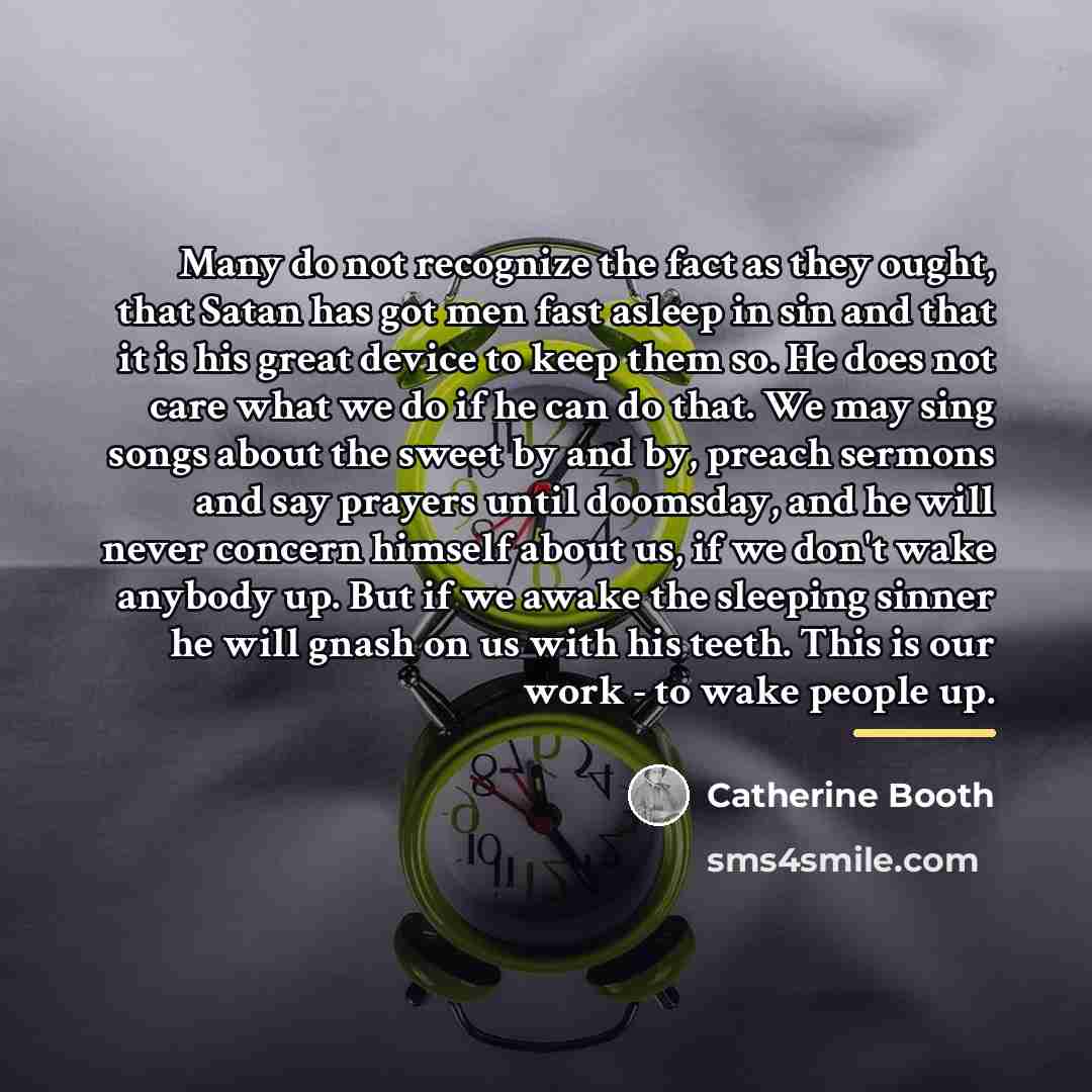 “Many do not recognize the fact as they ought, that…” quote by Catherine Booth