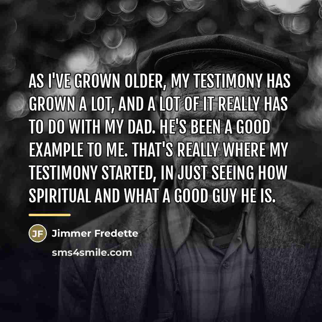 “As I've grown older, my testimony has grown a lot,…” quote by Jimmer Fredette