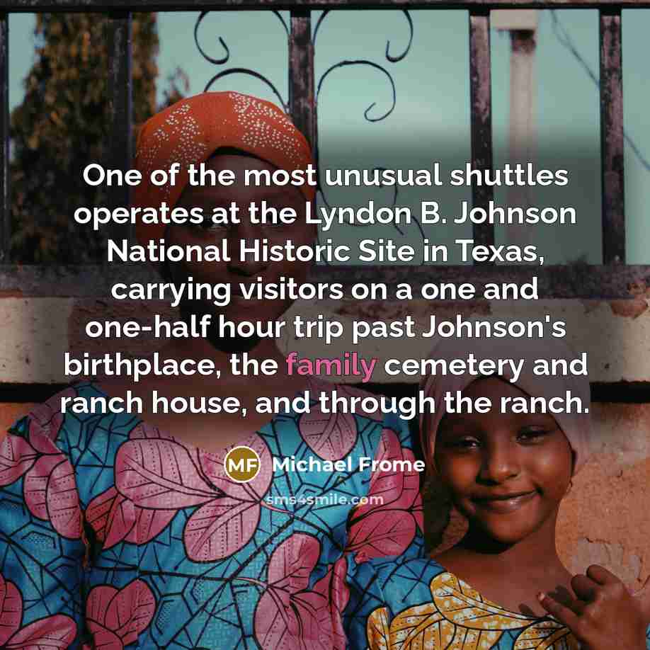 “One of the most unusual shuttles operates at the Lyndon…” quote by Michael Frome