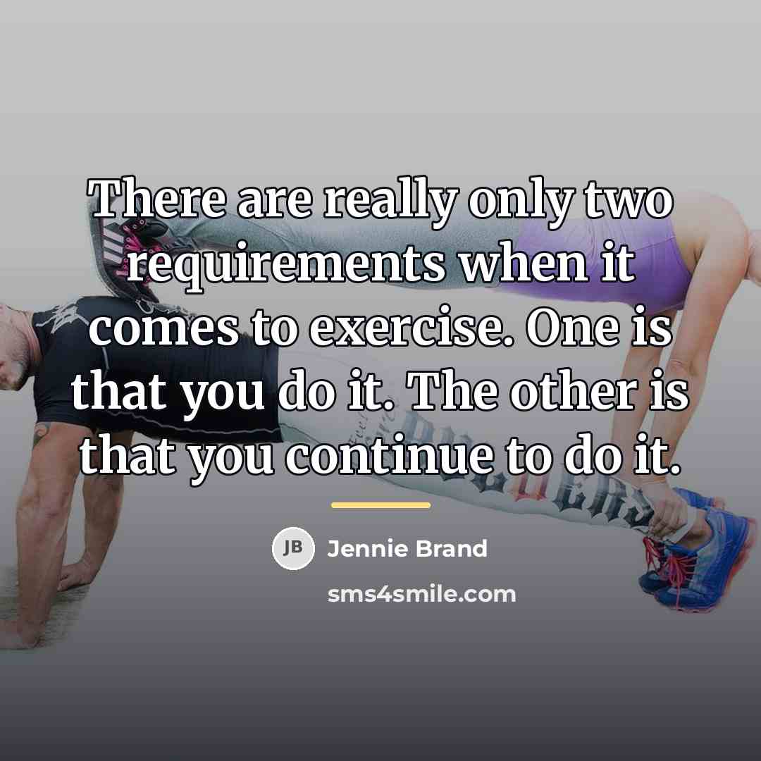 “There are really only two requirements when it comes to…” quote by Jennie Brand
