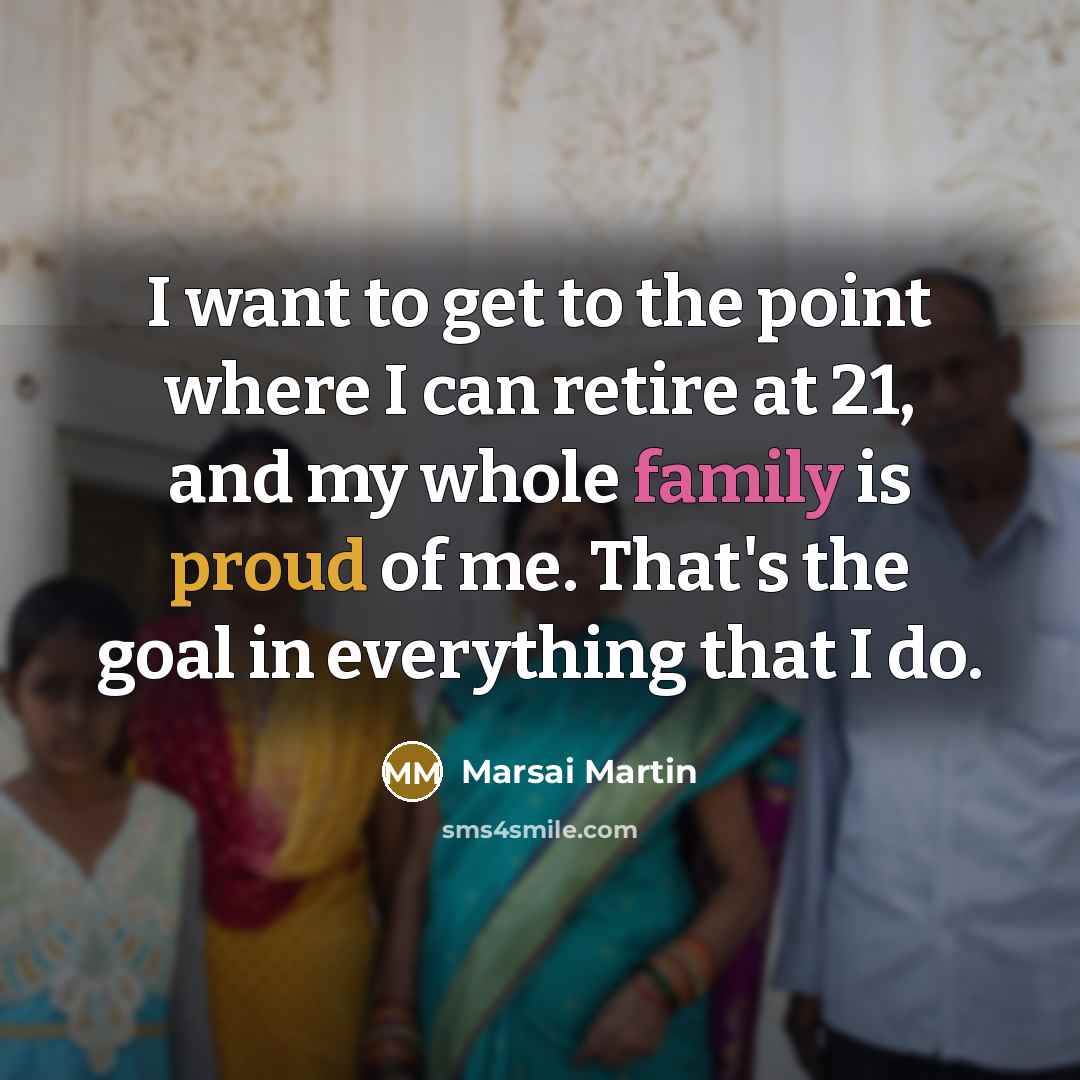 “I want to get to the point where I can…” quote by Marsai Martin