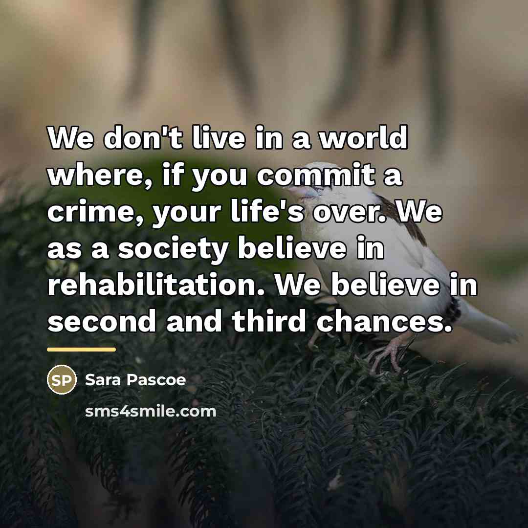“We don't live in a world where, if you commit…” quote by Sara Pascoe
