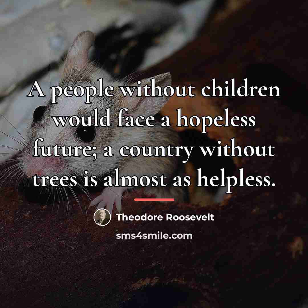 “A people without children would face a hopeless future; a…” quote by Theodore Roosevelt