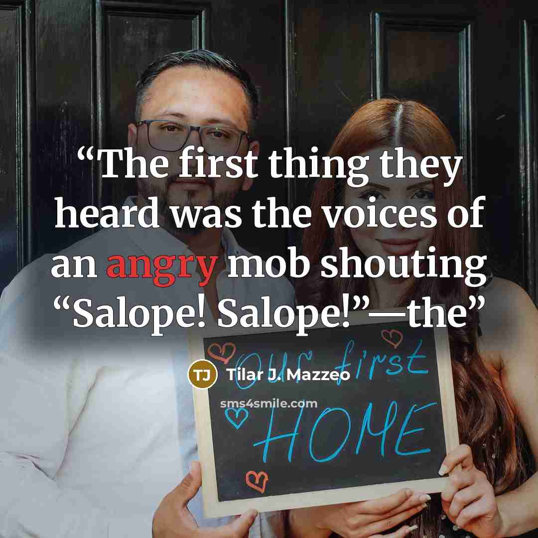 “The first thing they heard was the voices of an angry mob shouting “Salope! Salope!”—the” quote by Tilar J. Mazzeo
