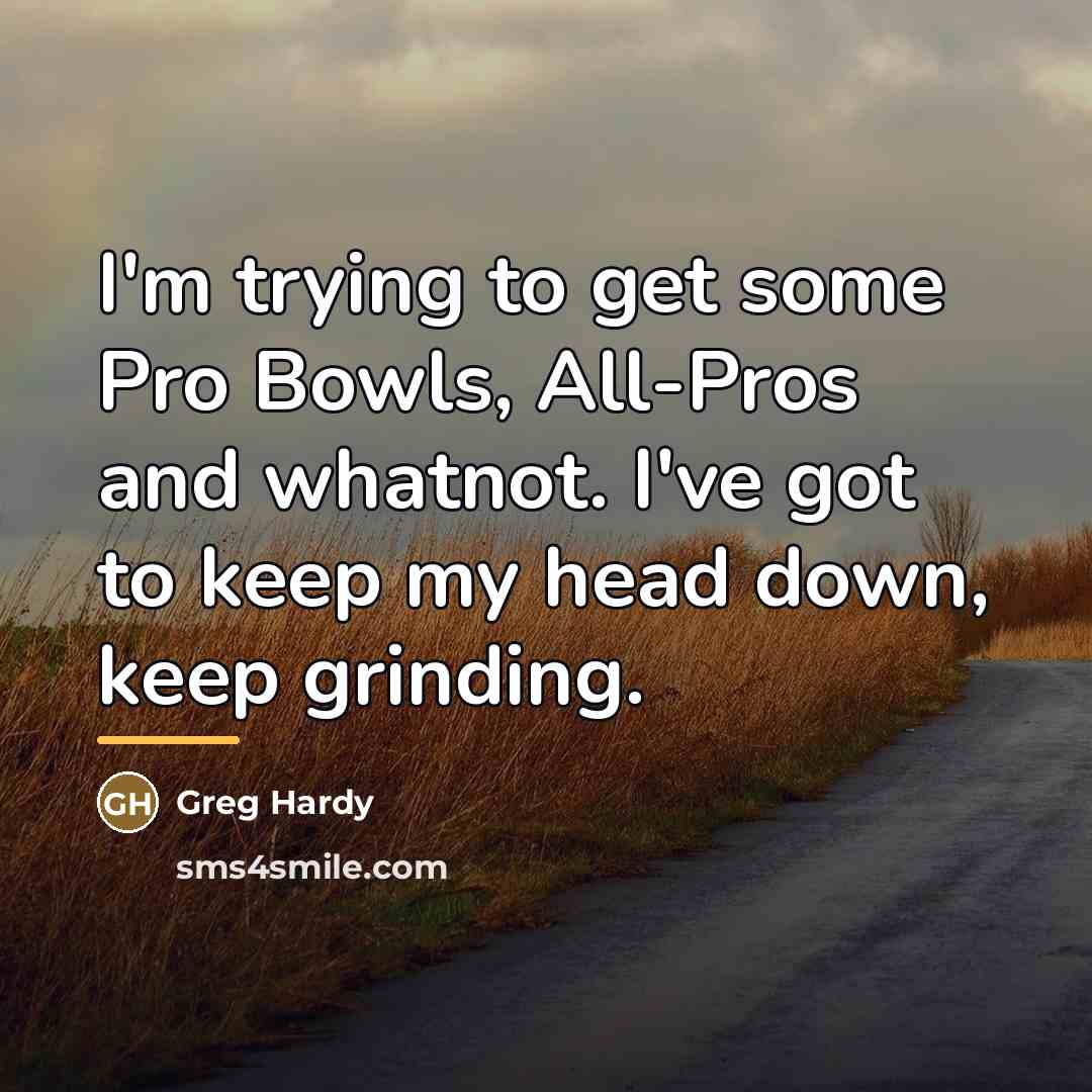 “I'm trying to get some Pro Bowls, All-Pros and whatnot.…” quote by Greg Hardy