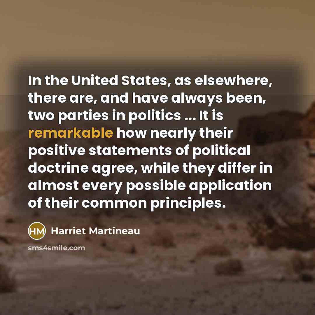 “In the United States, as elsewhere, there are, and have…” quote by Harriet Martineau