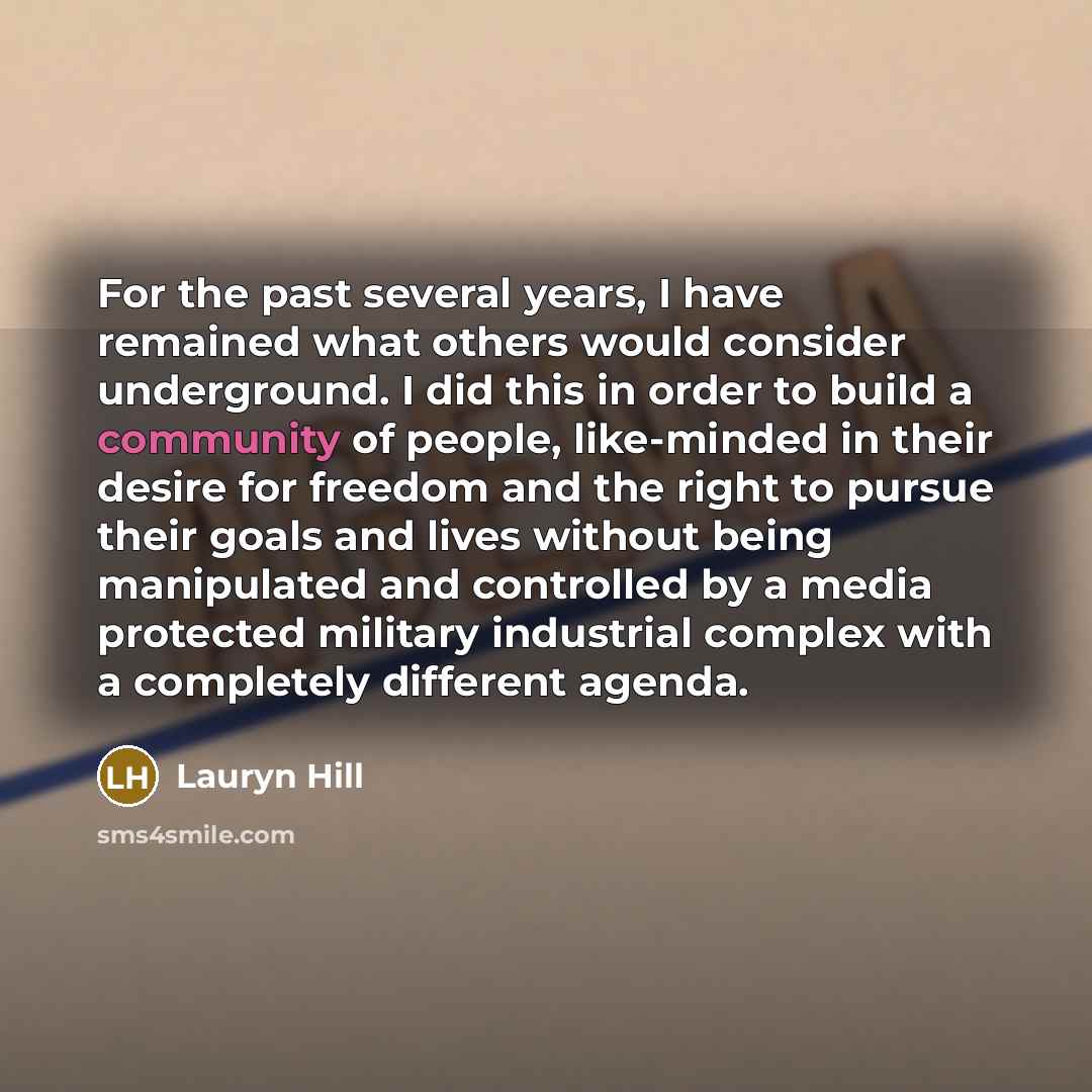 “For the past several years, I have remained what others…” quote by Lauryn Hill