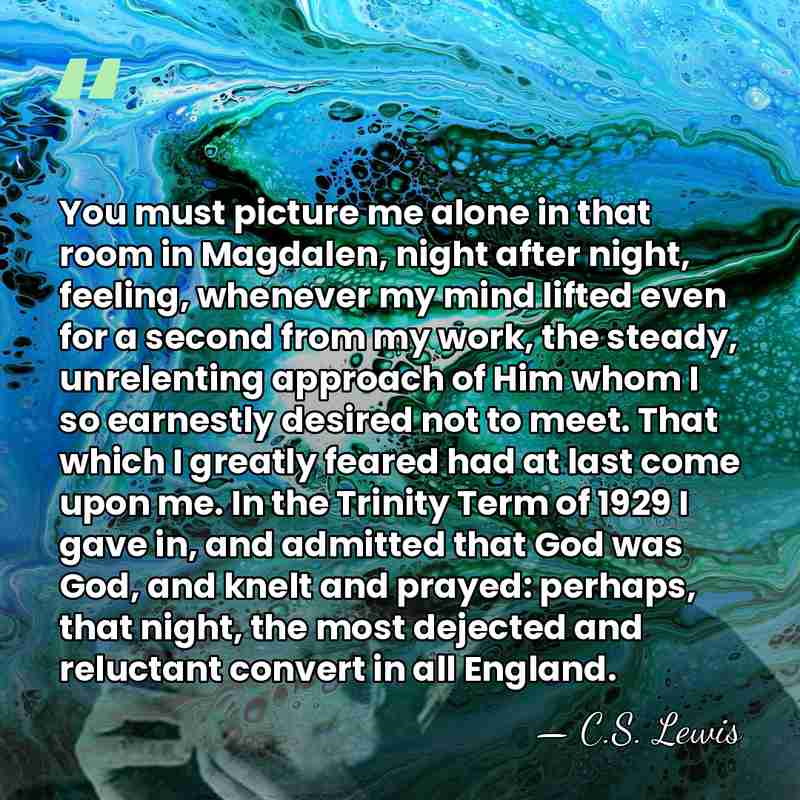 You must picture me alone in that room in Magdalen, night after&hellip; - C.S. Lewis