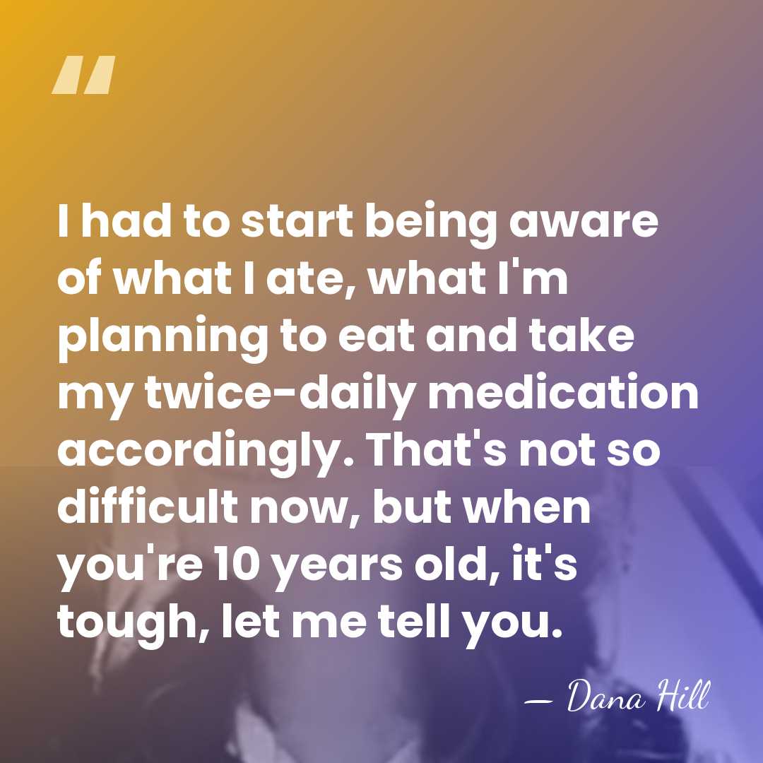 I had to start being aware of what I ate, what I'm&hellip; - Dana Hill