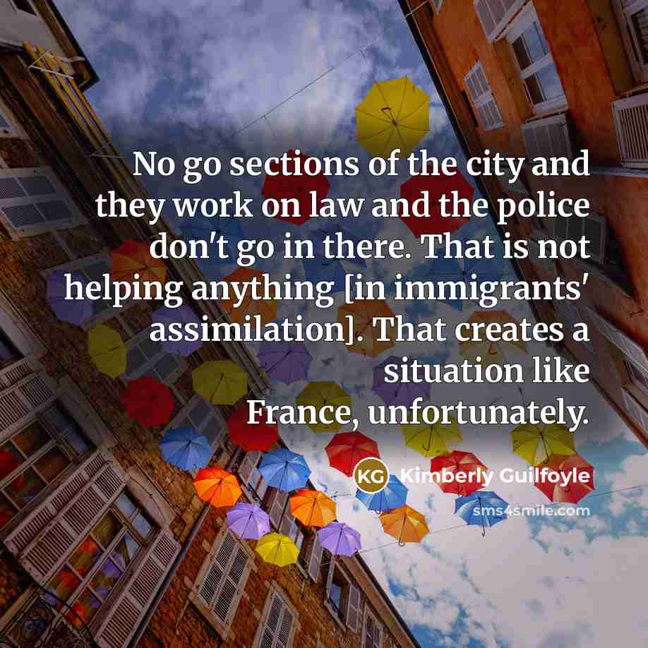 “No go sections of the city and they work on…” quote by Kimberly Guilfoyle