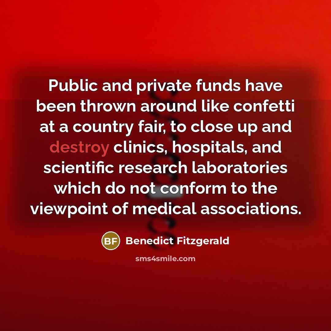 “Public and private funds have been thrown around like confetti…” quote by Benedict Fitzgerald