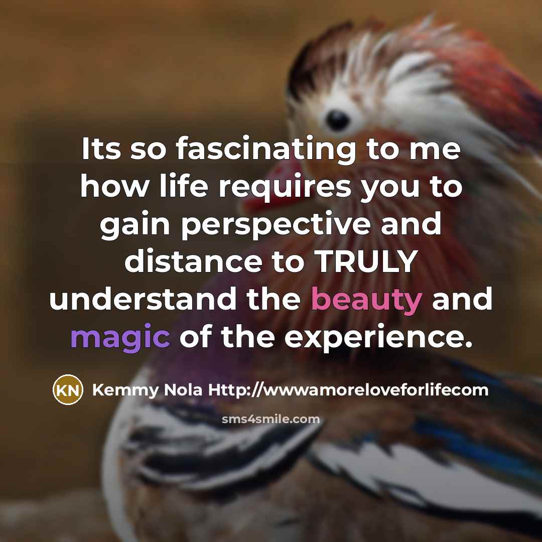 “Its so fascinating to me how life requires you to…” quote by Kemmy Nola Http://wwwamoreloveforlifecom