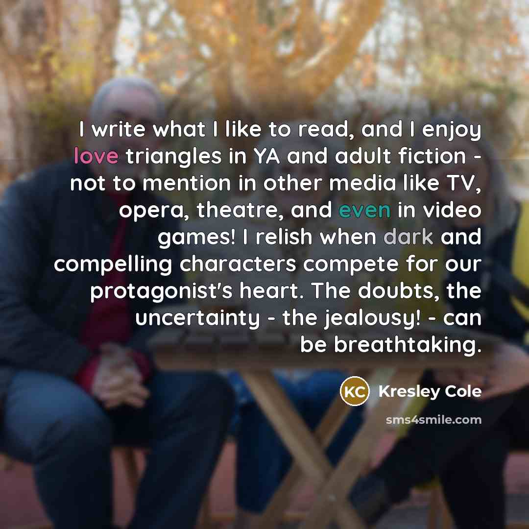 “I write what I like to read, and I enjoy…” quote by Kresley Cole