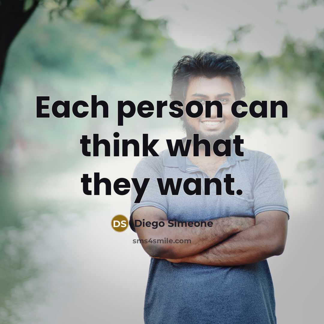“Each person can think what they want.…” quote by Diego Simeone