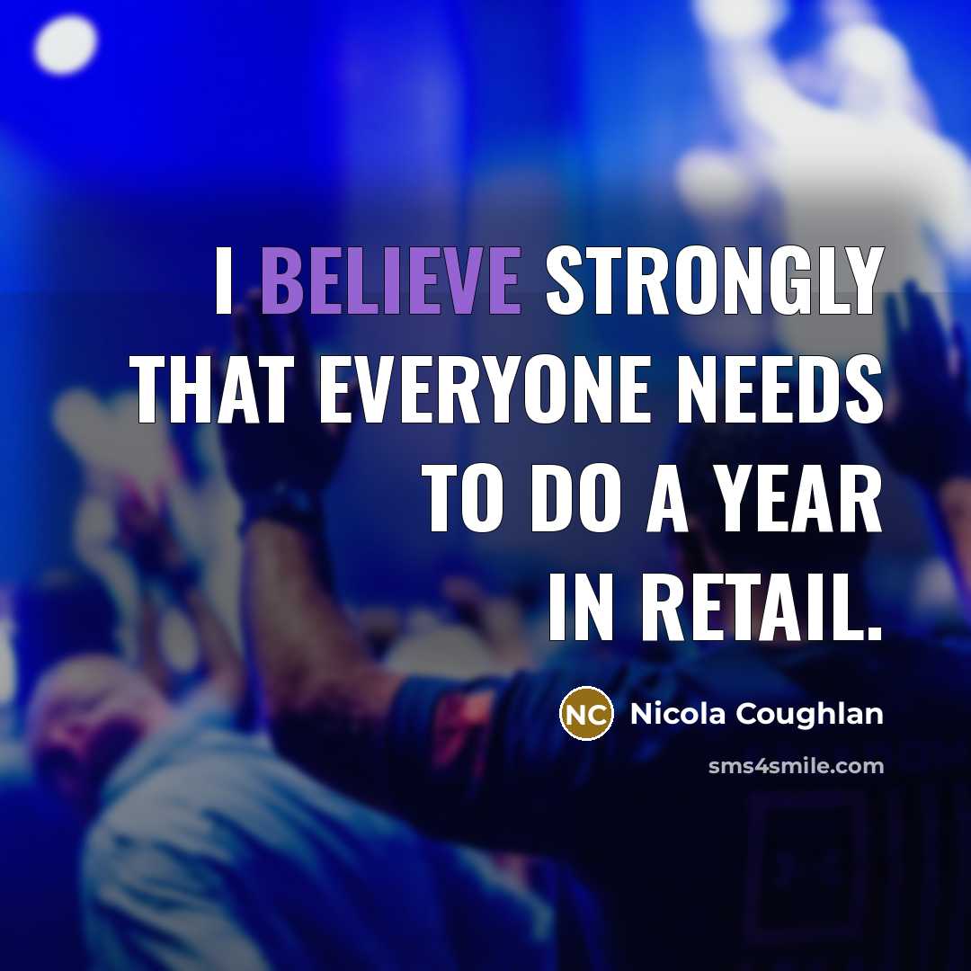 “I believe strongly that everyone needs to do a year…” quote by Nicola Coughlan