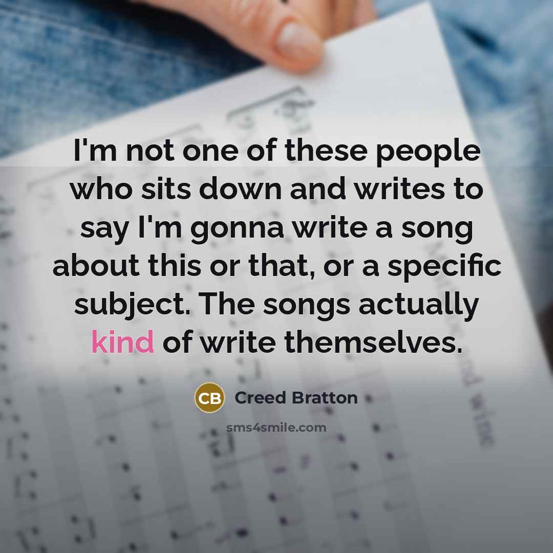 “I'm not one of these people who sits down and…” quote by Creed Bratton