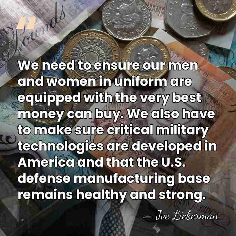 We need to ensure our men and women in uniform are equipped&hellip; - Joe Lieberman