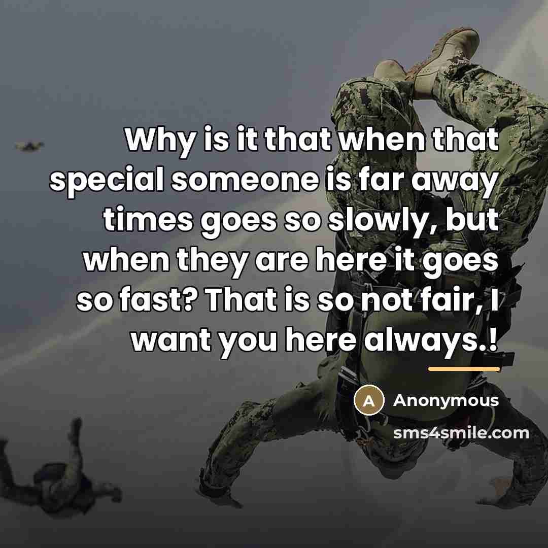 “Why is it that when that special someone is far…” quote by Anonymous