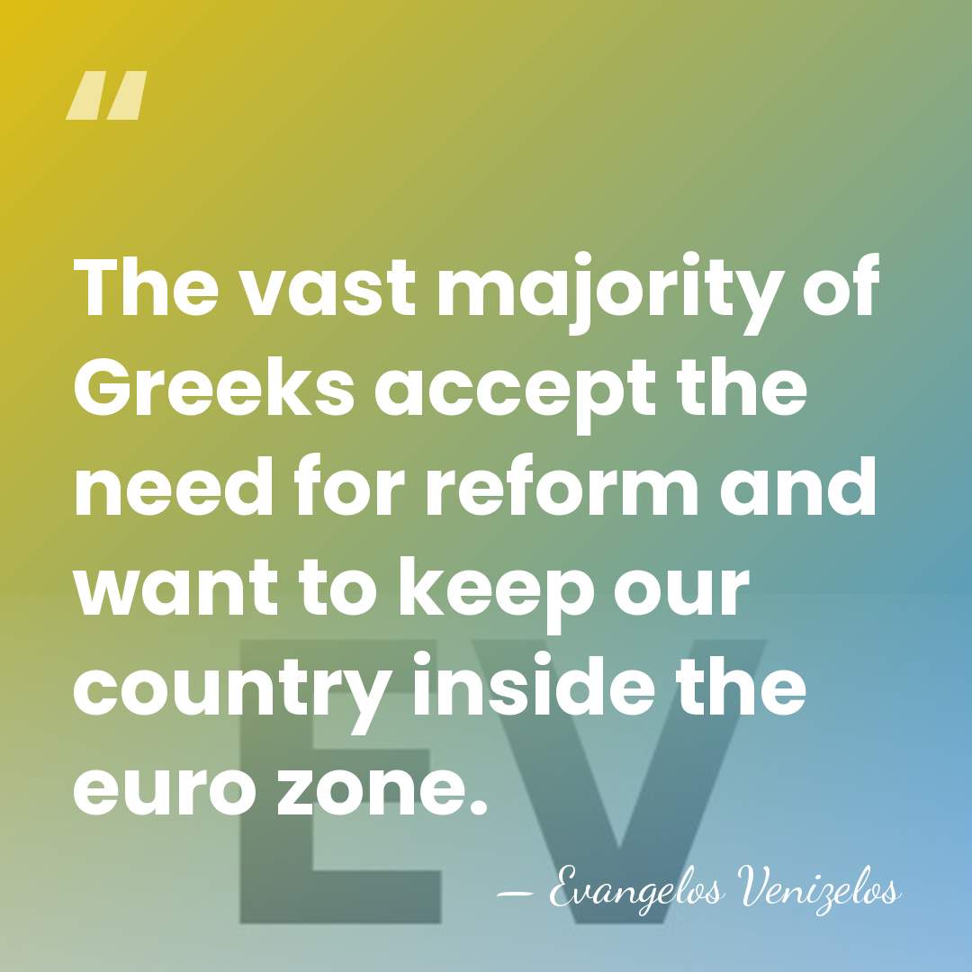 The vast majority of Greeks accept the need for reform and want&hellip; - Evangelos Venizelos