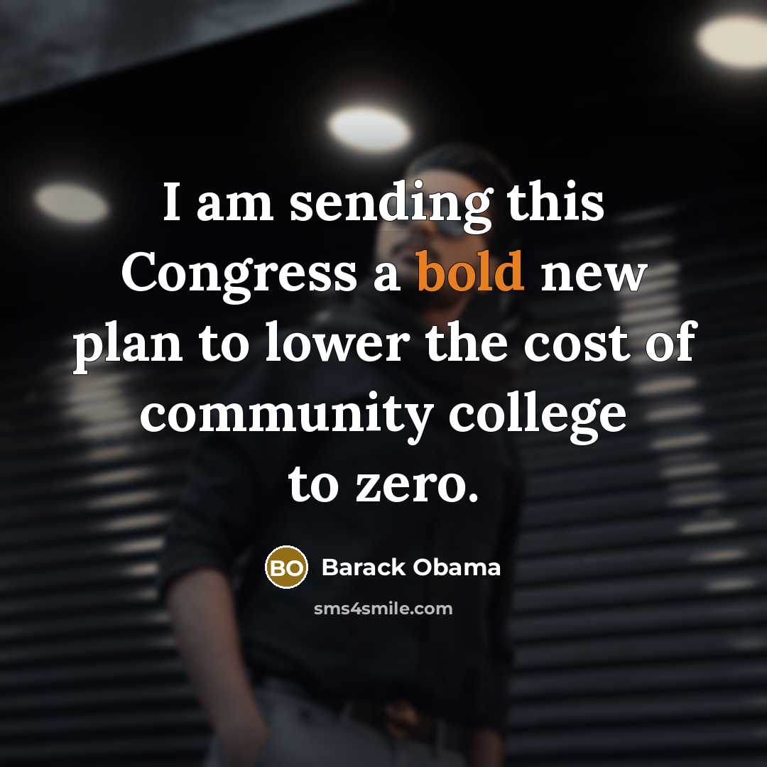 “I am sending this Congress a bold new plan to…” quote by Barack Obama