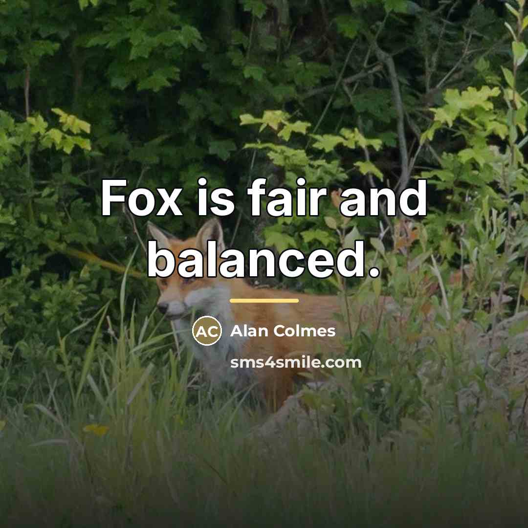 “Fox is fair and balanced.…” quote by Alan Colmes