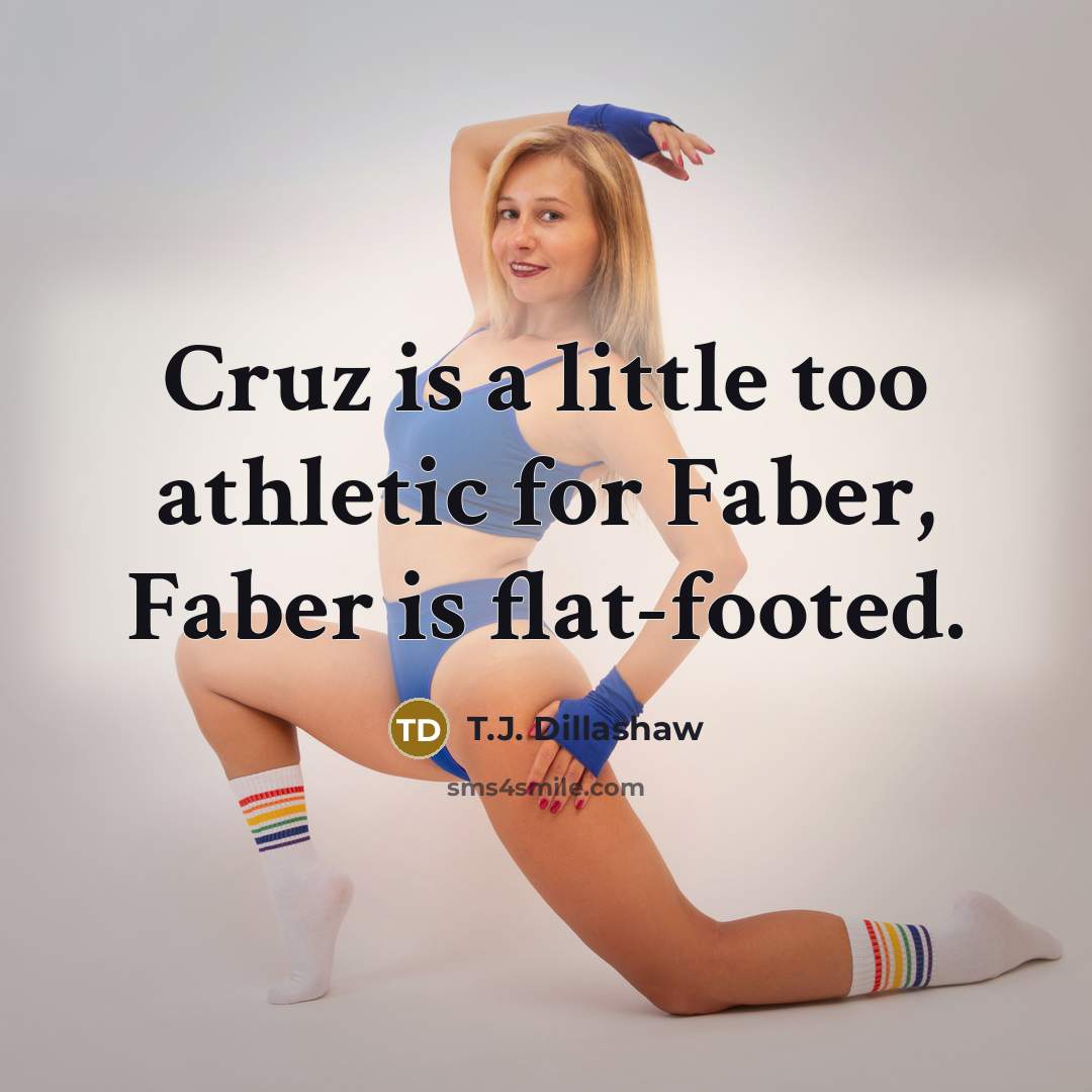 “Cruz is a little too athletic for Faber, Faber is…” quote by T.J. Dillashaw