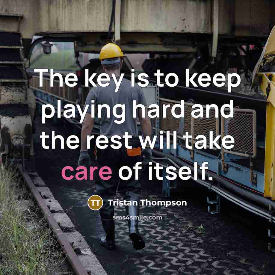 “The key is to keep playing hard and the rest…” quote by Tristan Thompson
