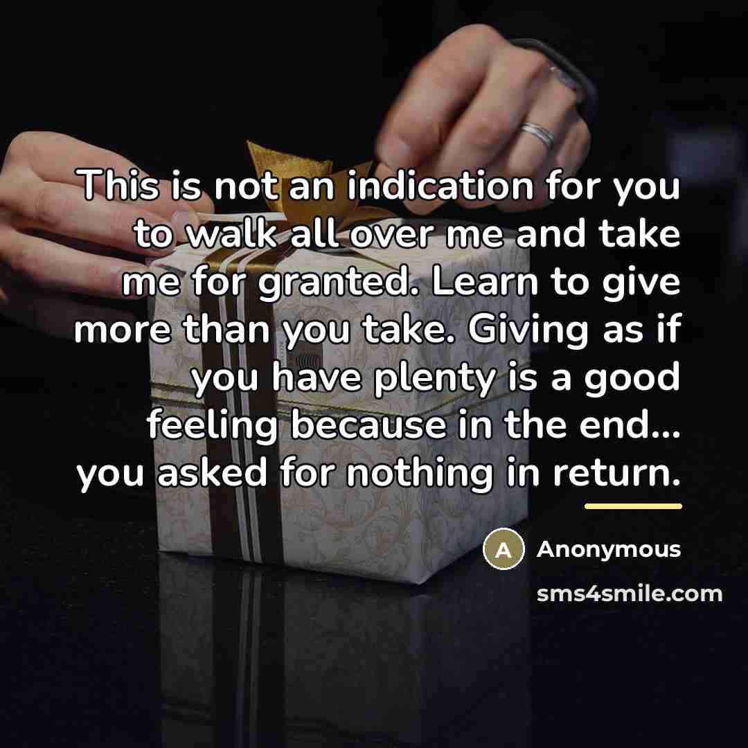 “This is not an indication for you to walk all…” quote by Anonymous