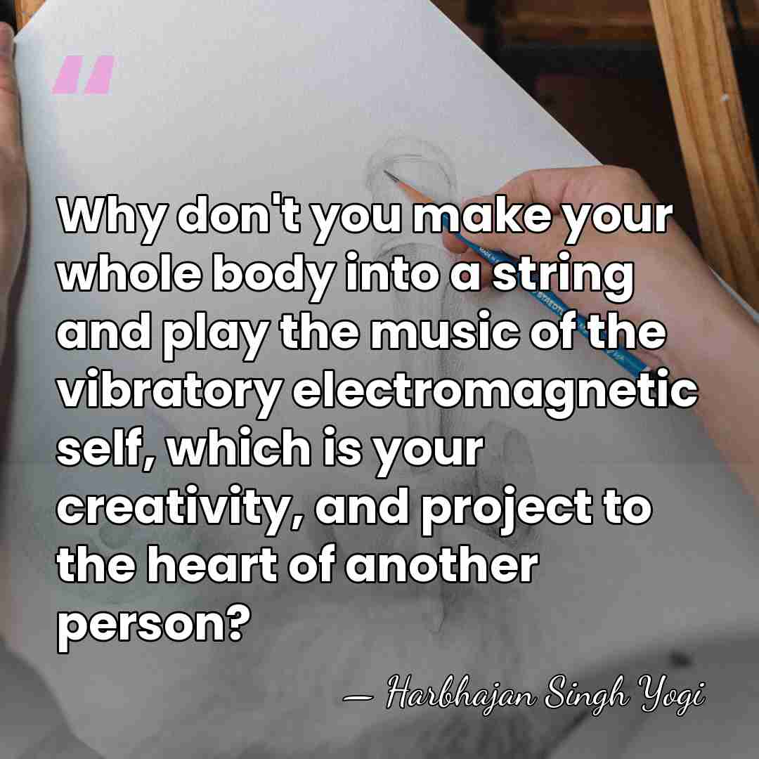 Why don't you make your whole body into a string and play&hellip; - Harbhajan Singh Yogi