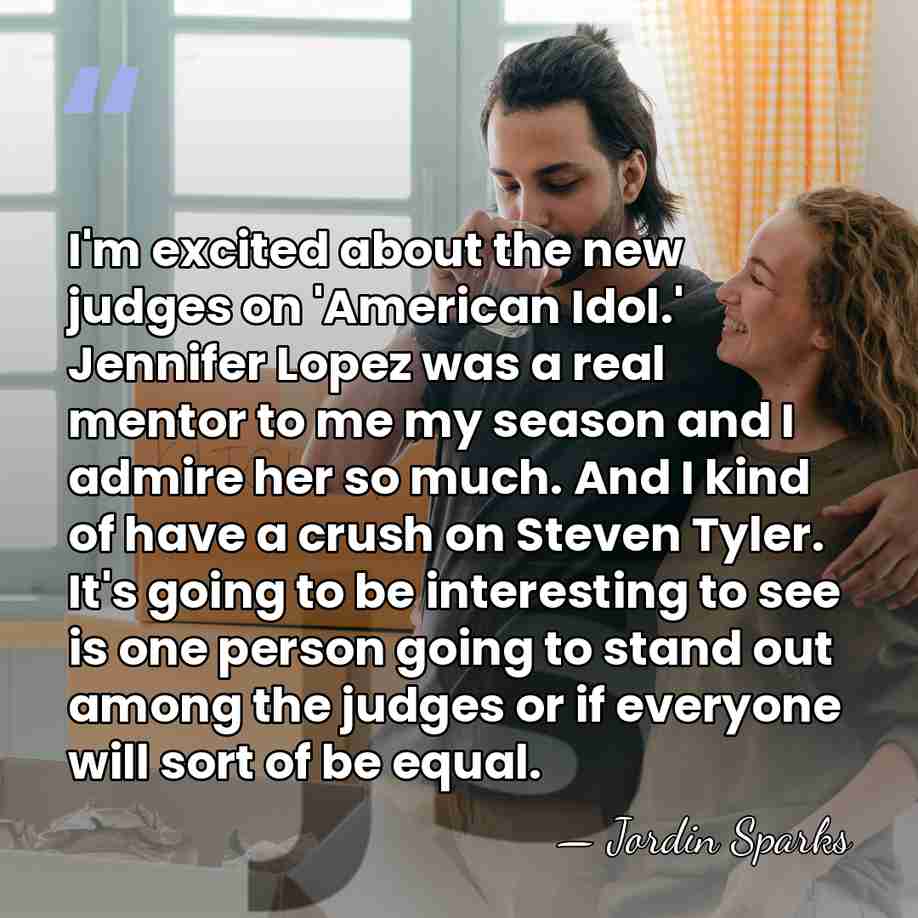 I'm excited about the new judges on 'American Idol.' Jennifer Lopez was&hellip; - Jordin Sparks