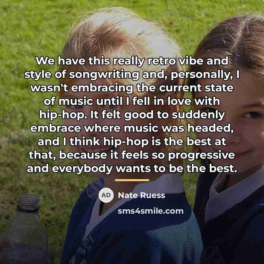 “We have this really retro vibe and style of songwriting…” quote by Nate Ruess