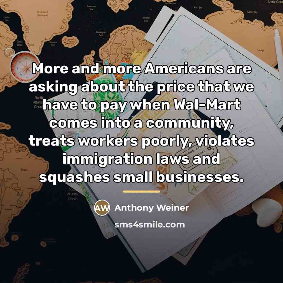 “More and more Americans are asking about the price that…” quote by Anthony Weiner