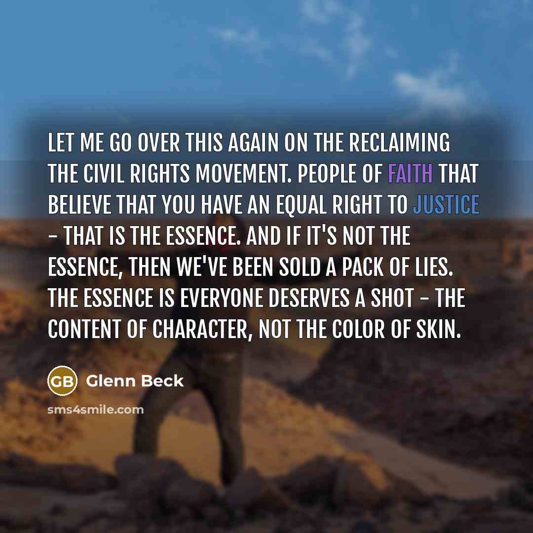 “Let me go over this again on the reclaiming the…” quote by Glenn Beck