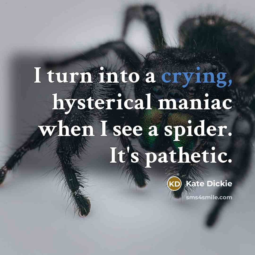 “I turn into a crying, hysterical maniac when I see…” quote by Kate Dickie