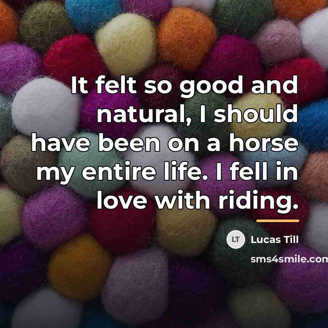 “It felt so good and natural, I should have been…” quote by Lucas Till