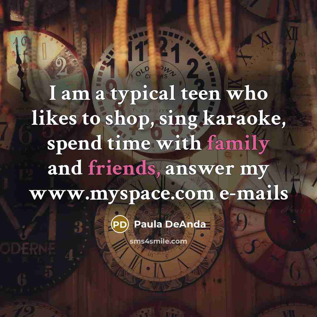 “I am a typical teen who likes to shop, sing…” quote by Paula DeAnda