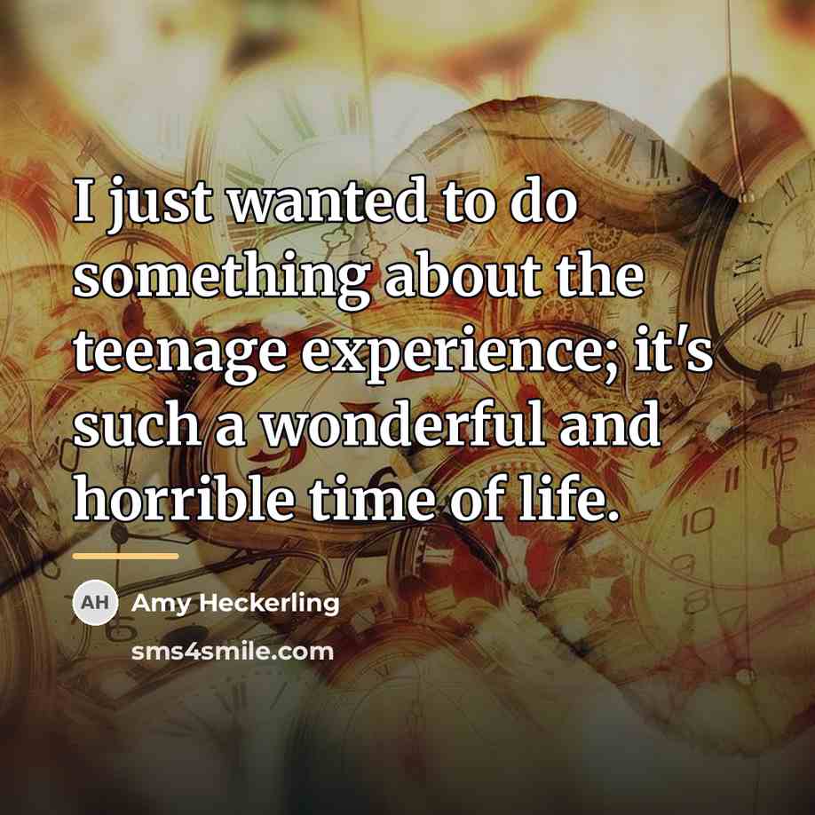“I just wanted to do something about the teenage experience;…” quote by Amy Heckerling