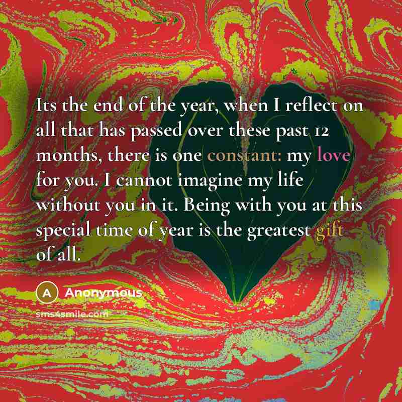 “Its the end of the year, when I reflect on…” quote by Anonymous