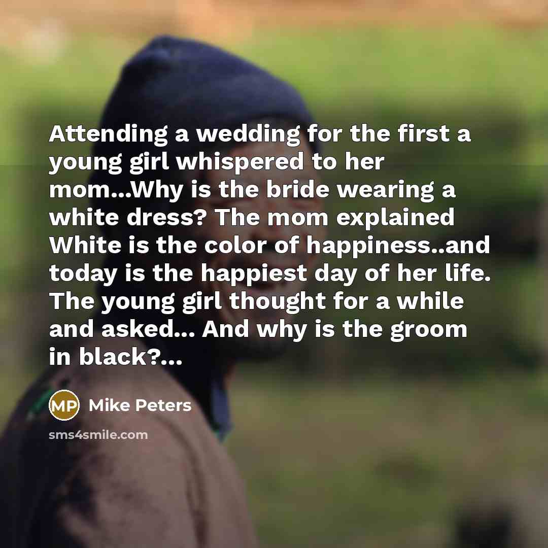 “Attending a wedding for the first a young girl whispered…” quote by Mike Peters