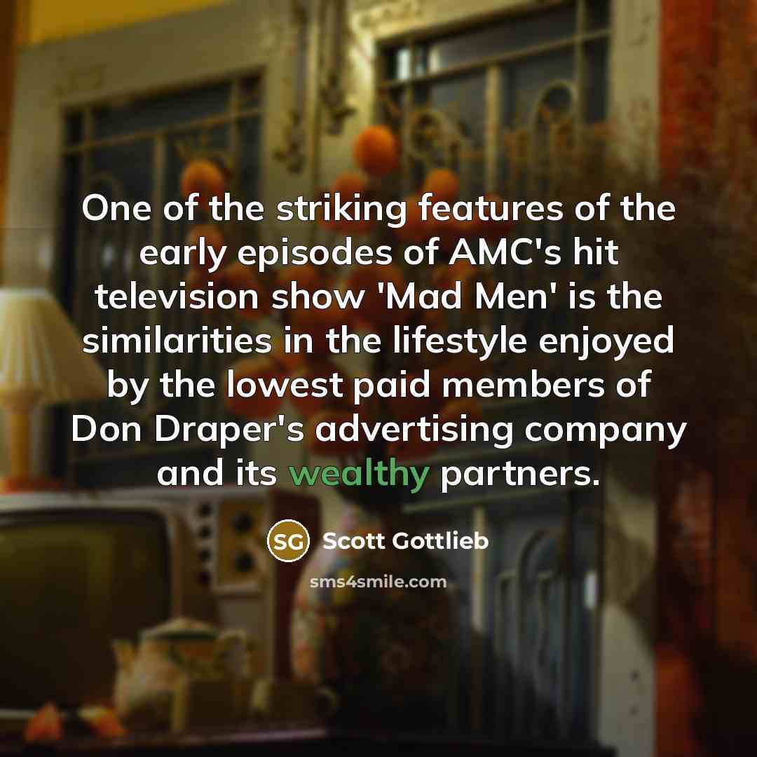 “One of the striking features of the early episodes of…” quote by Scott Gottlieb