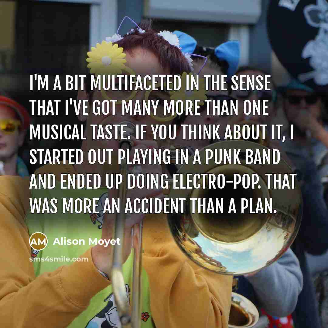 “I'm a bit multifaceted in the sense that I've got…” quote by Alison Moyet