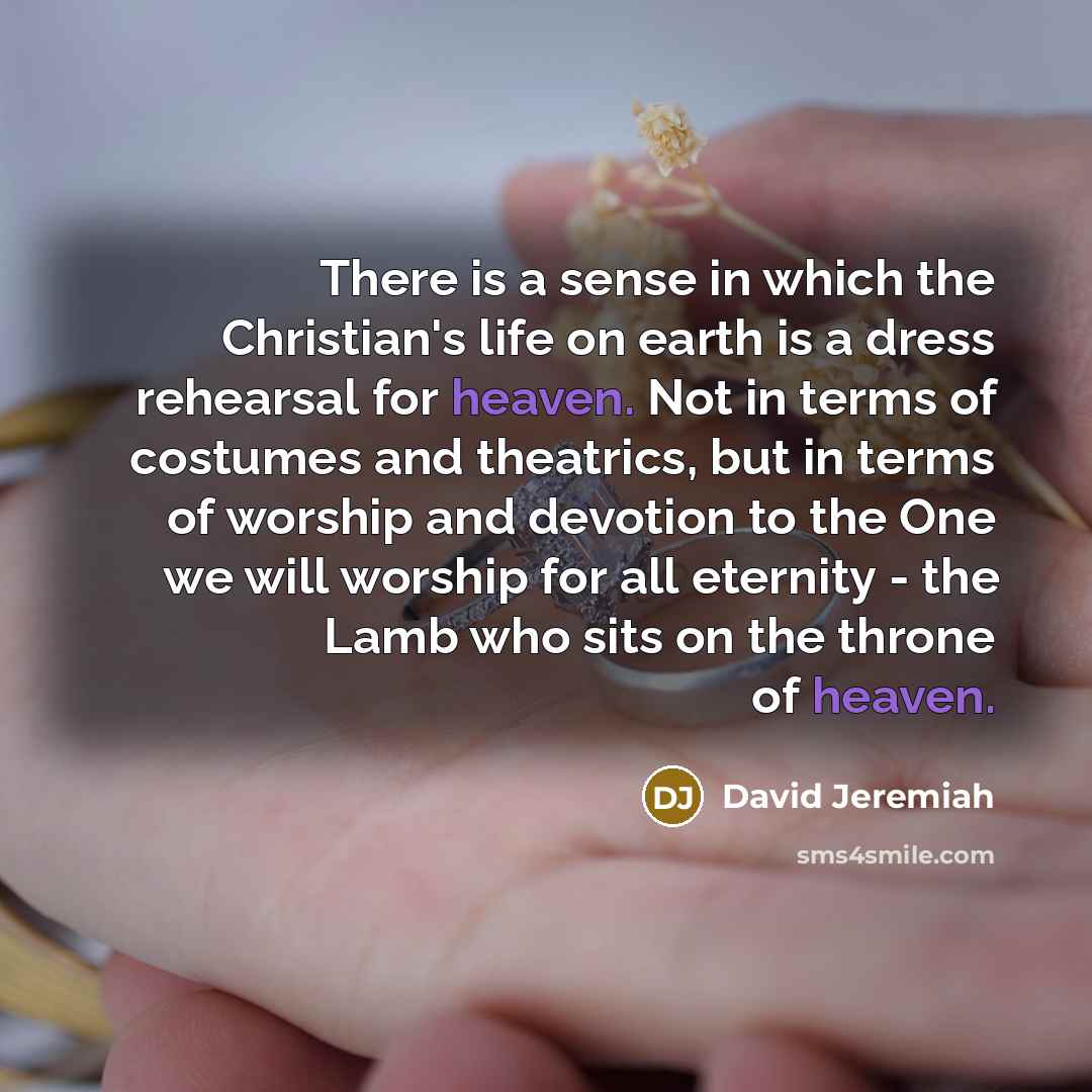 “There is a sense in which the Christian's life on…” quote by David Jeremiah
