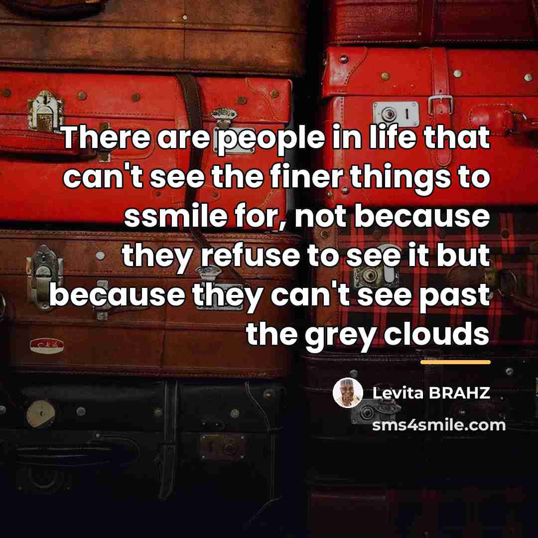 “There are people in life that can't see the finer…” quote by LEVITA BRAHZ
