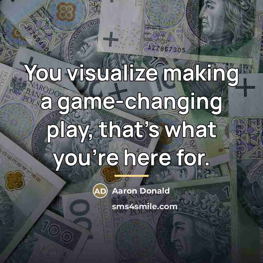 “You visualize making a game-changing play, that's what you're here…” quote by Aaron Donald